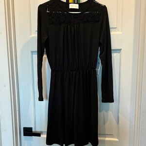 H&M Black Long Sleeve Dress